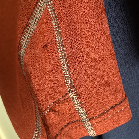 A pair of TWO LL Bean Adult Men’s L Long Sleeve Quarter Zip Pullover 1/4 - Picture 7 of 8
